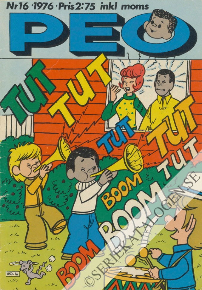 Framsida på Peo #16 (1976)
