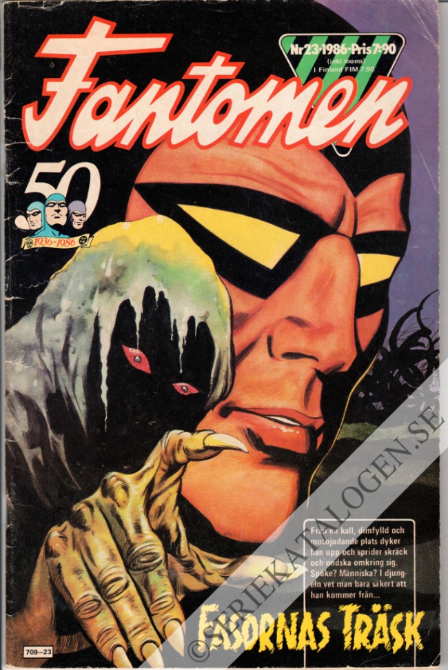Framsida på Fantomen #23 (1986)