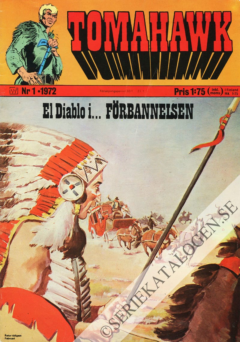 Framsida på Tomahawk #1 (1972)