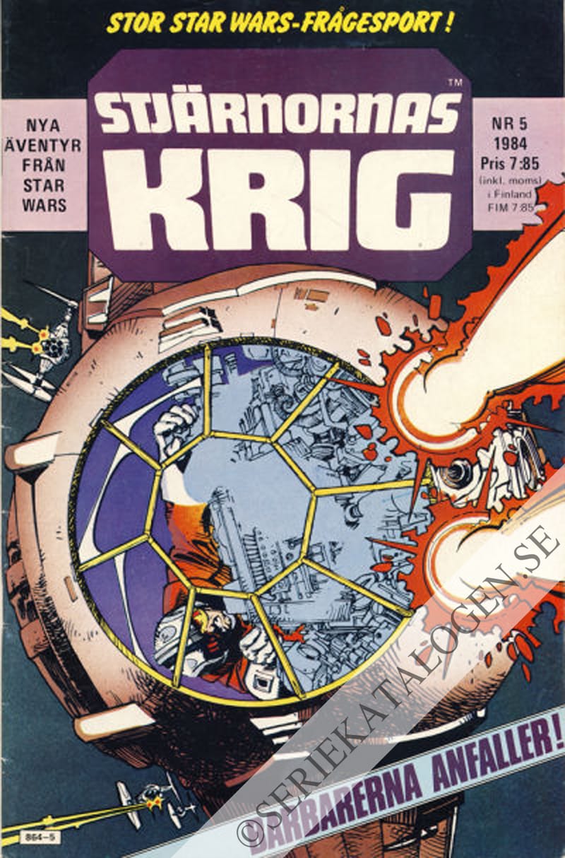 Framsida på Stjärnornas krig #5 (1984)