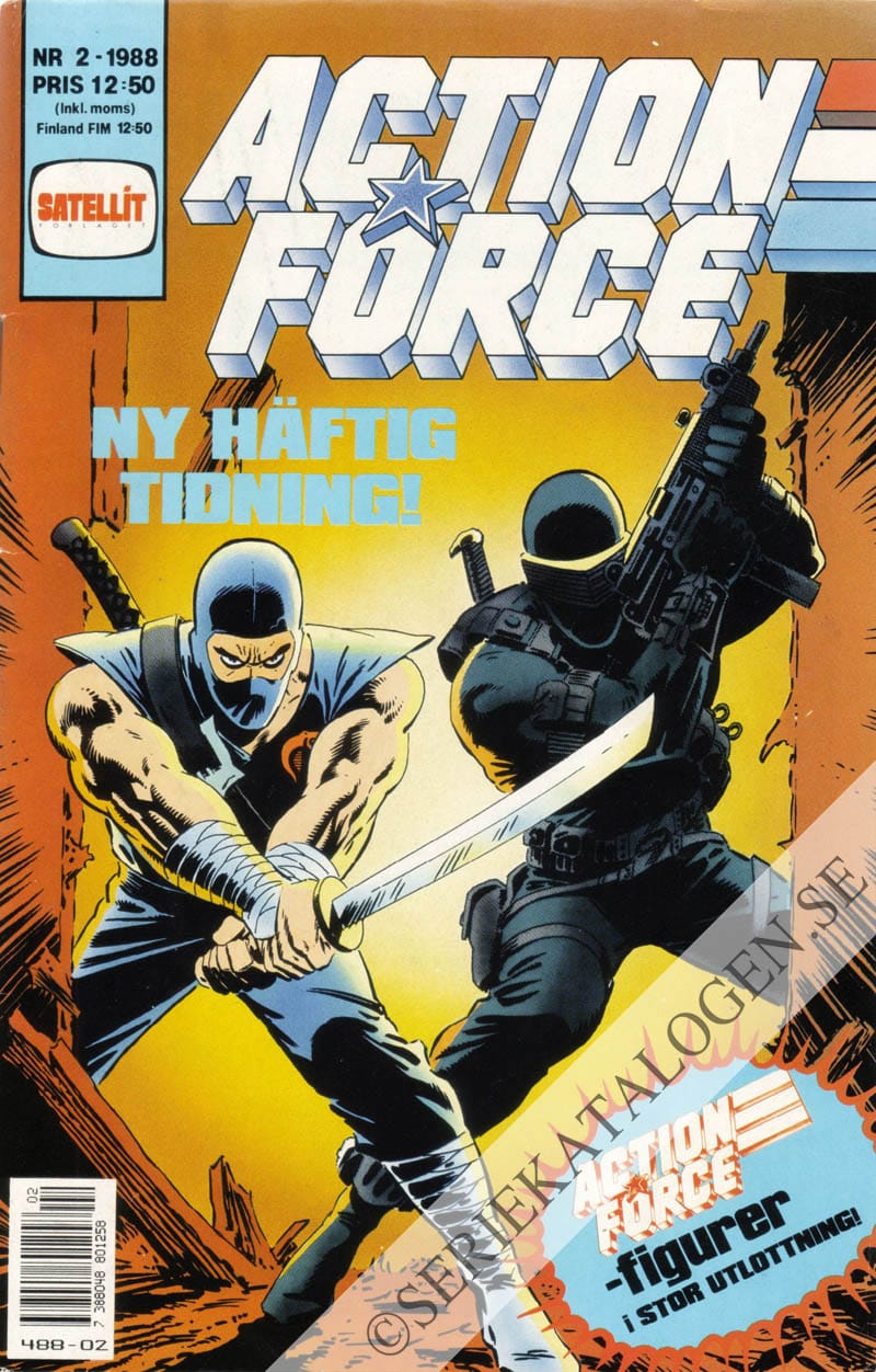 Framsida på Action force #2 (1988)