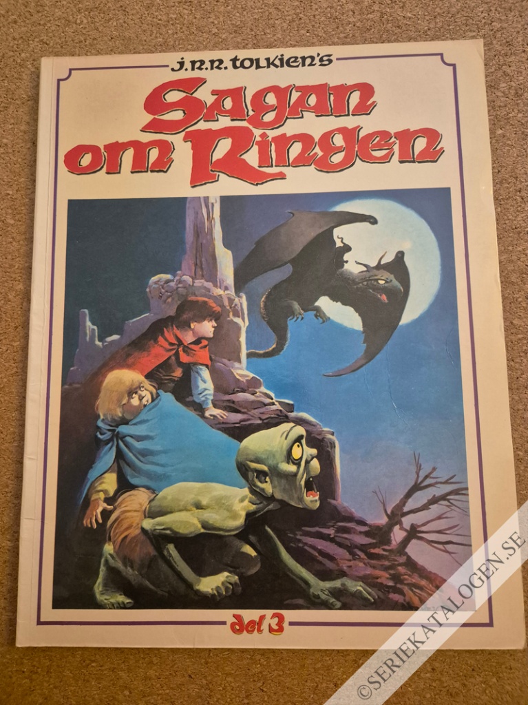 Framsida på Sagan om ringen #3 (1981)