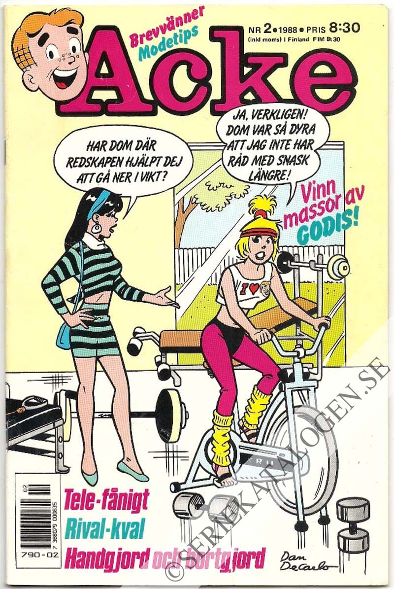 Framsida på Acke #2 (1988)