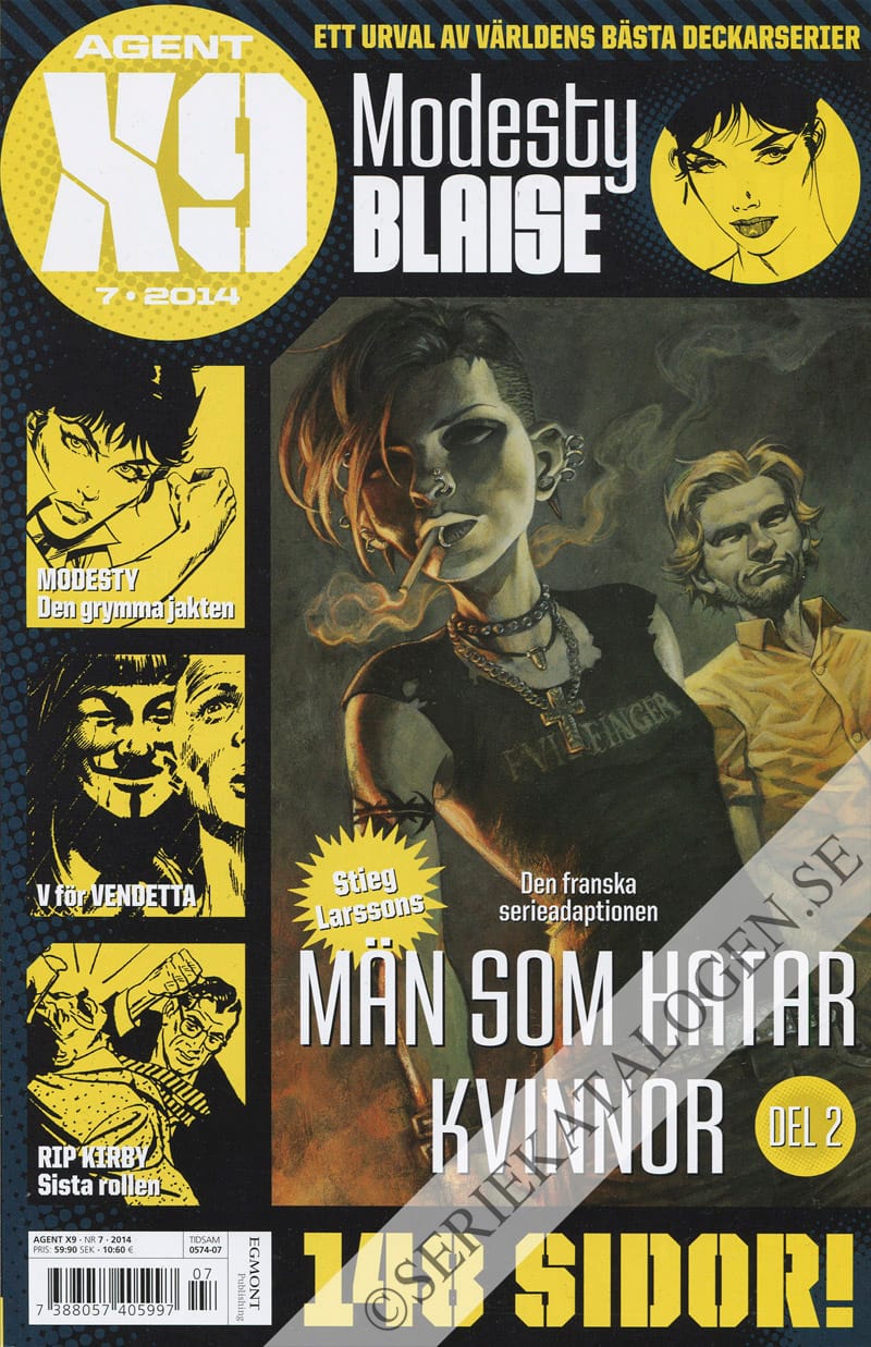 Framsida på Agent X9 #7 (2014)