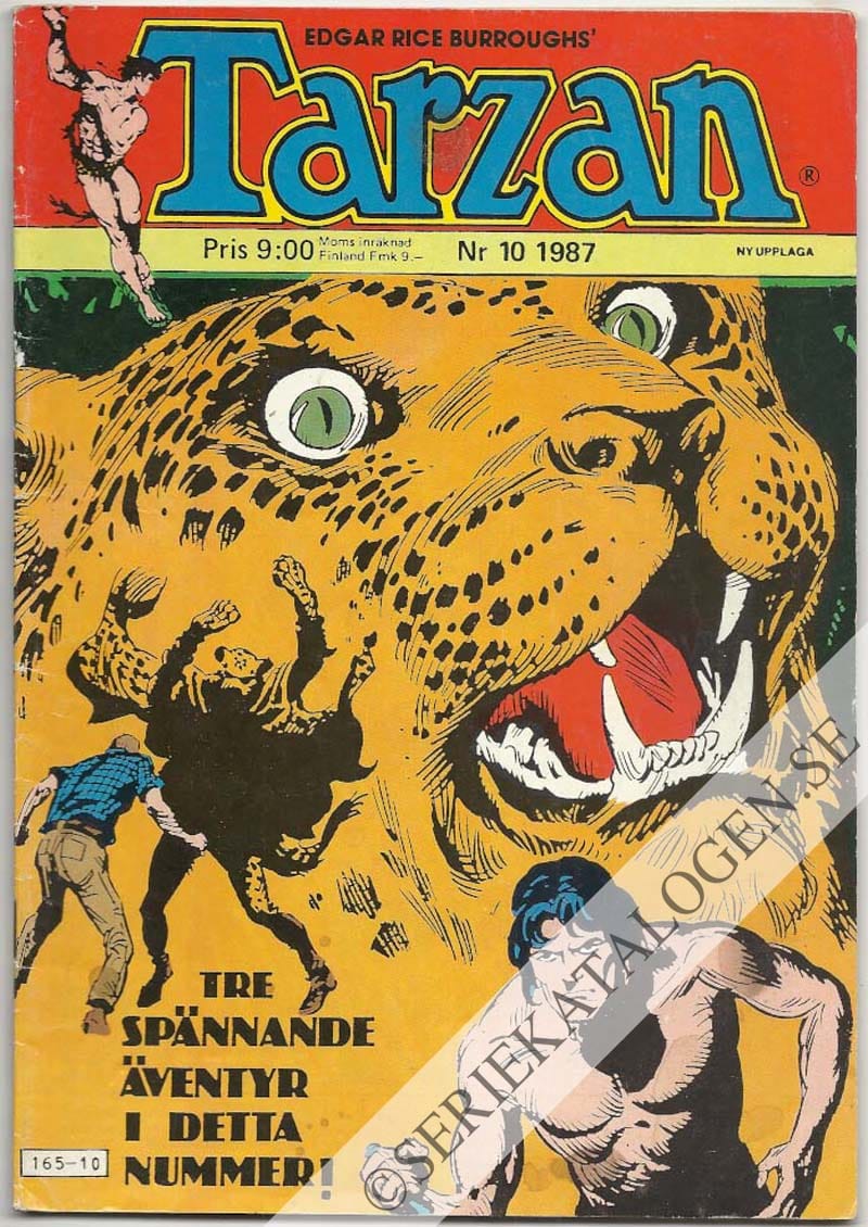 Framsida på Tarzan #10 (1987)