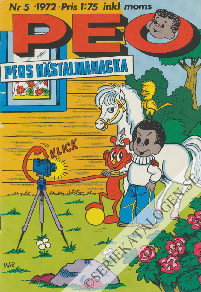 Framsida på Peo #5 (1972)