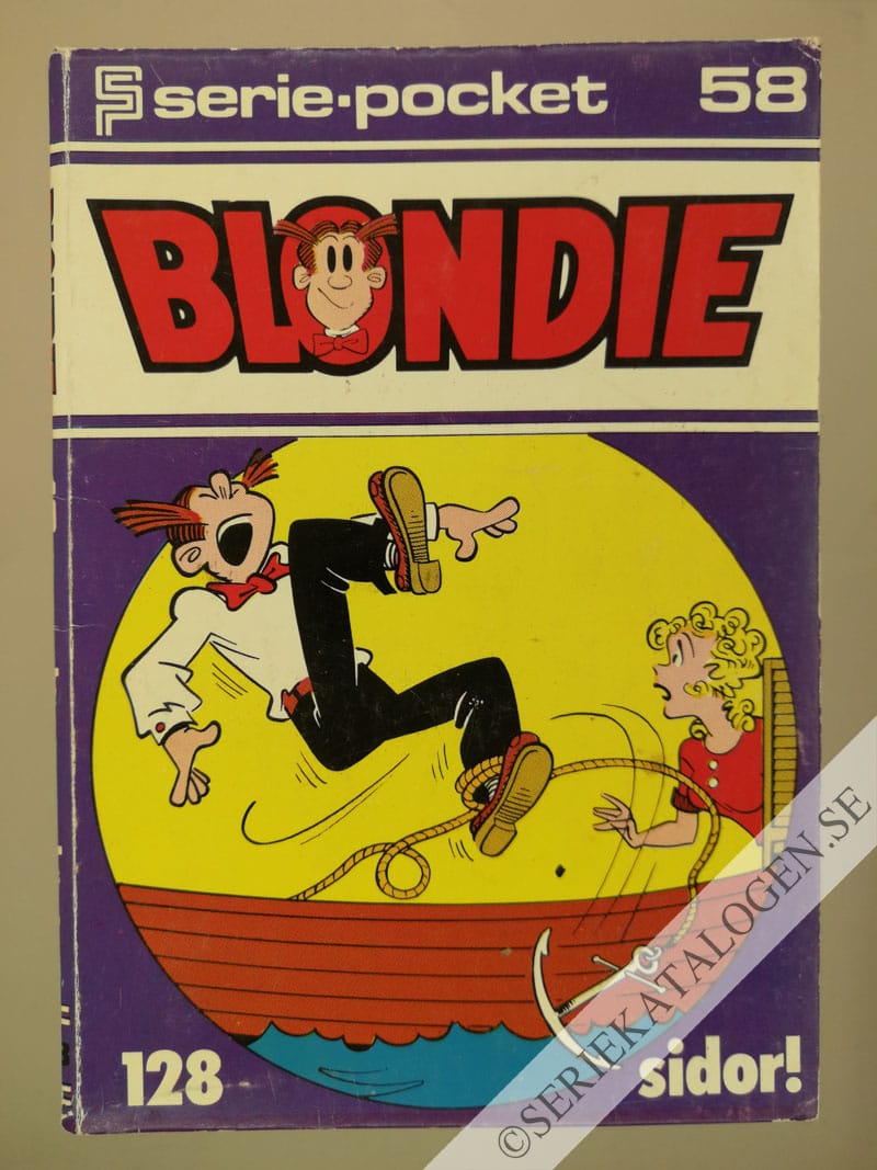 Framsida på Seriepocket #58 - Blondie (1977)