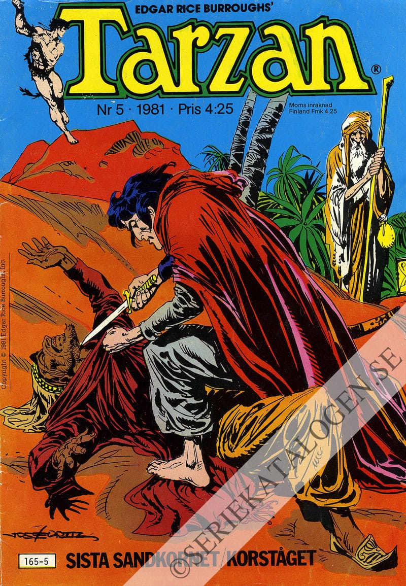 Framsida på Tarzan #5 (1981)