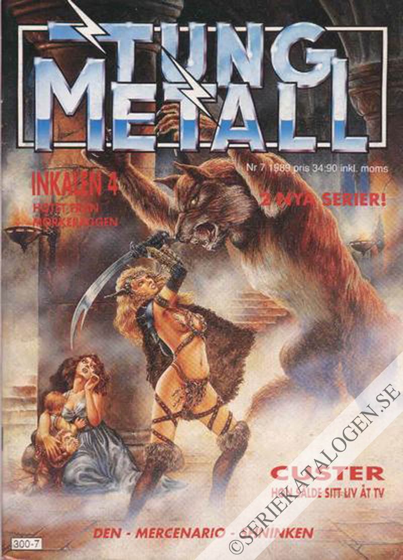 Framsida på Tung metall #7 (1989)
