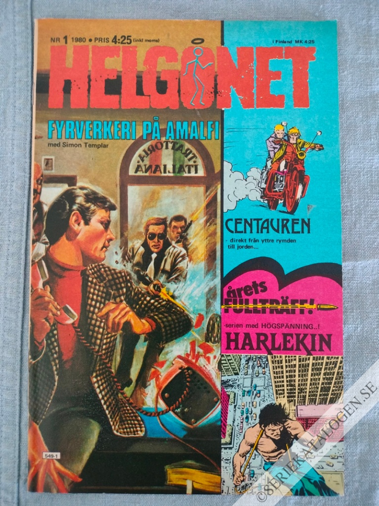 Framsida på Helgonet #1 (1980)