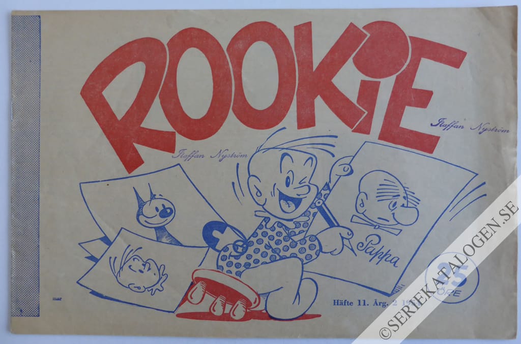 Framsida på Rookie #11 (1954)