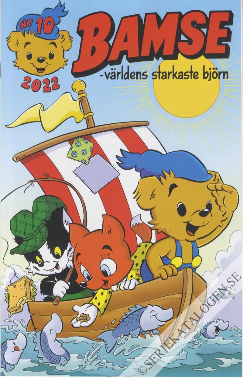 Framsida på Bamse #10 (2022)