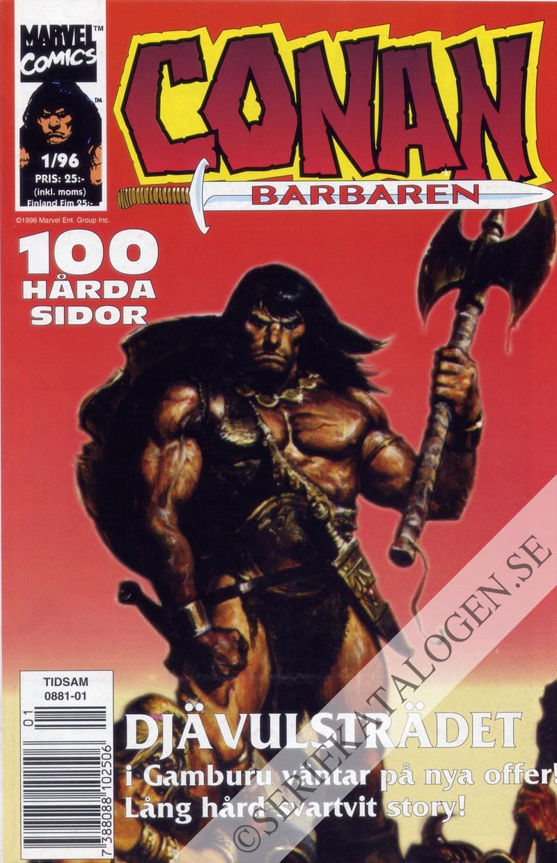 Framsida på Conan barbaren #1 (1996)