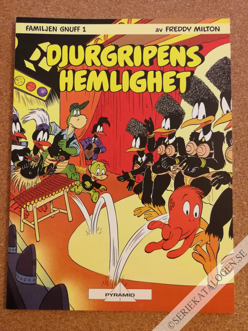 Framsida på Pyramid Familjen gnuff 1: Djurgripens hemlighet (1997)