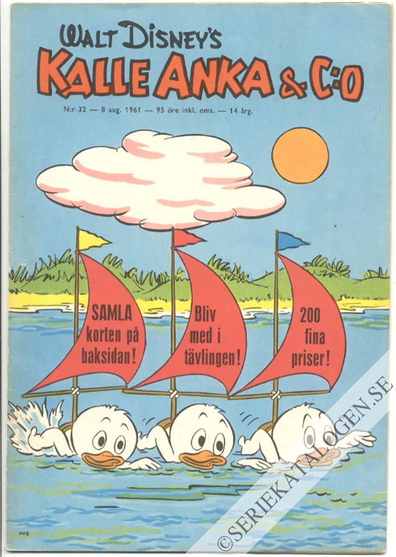 Framsida på Kalle Anka & C:o #32 (1961)