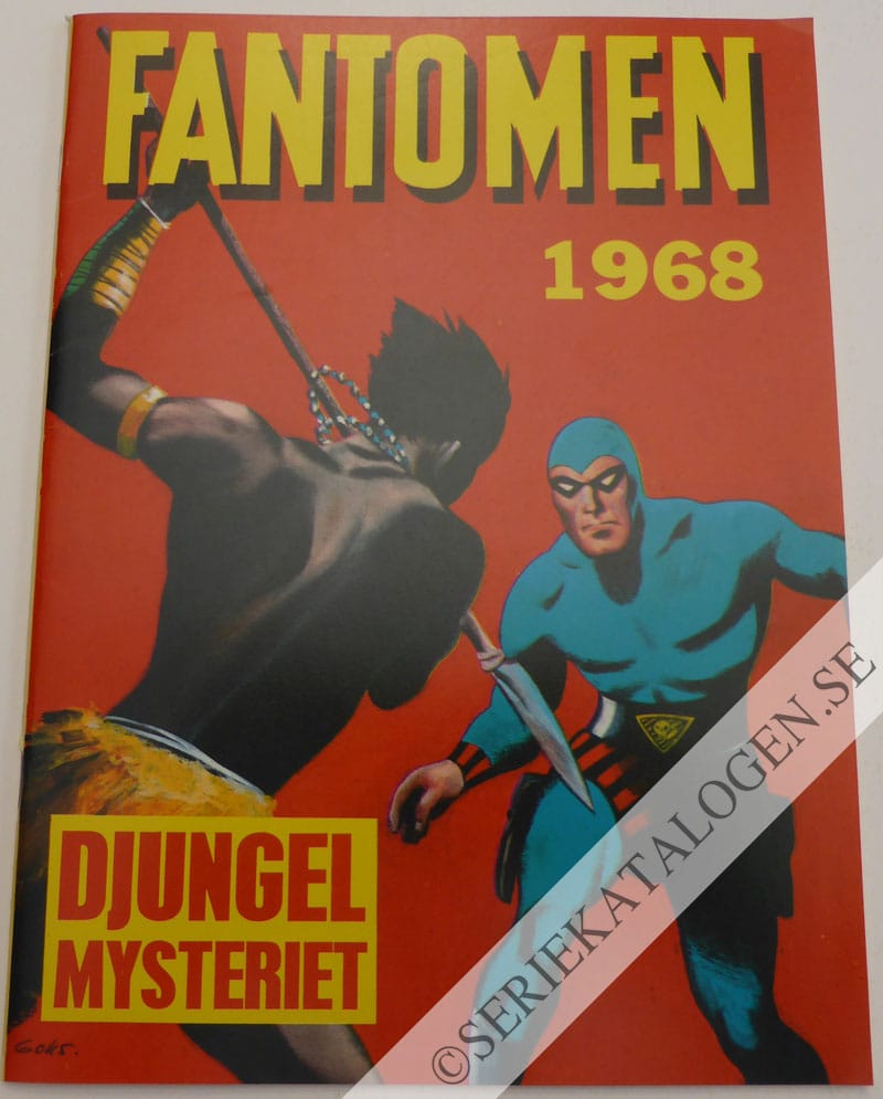 Framsida på Fantomen Djungelmysteriet (1967)
