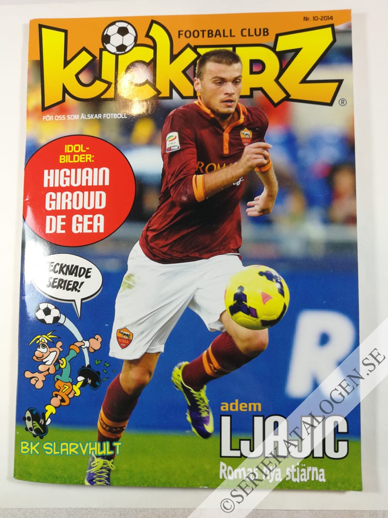 Framsida på Kickerz Football Club #10 (2014)