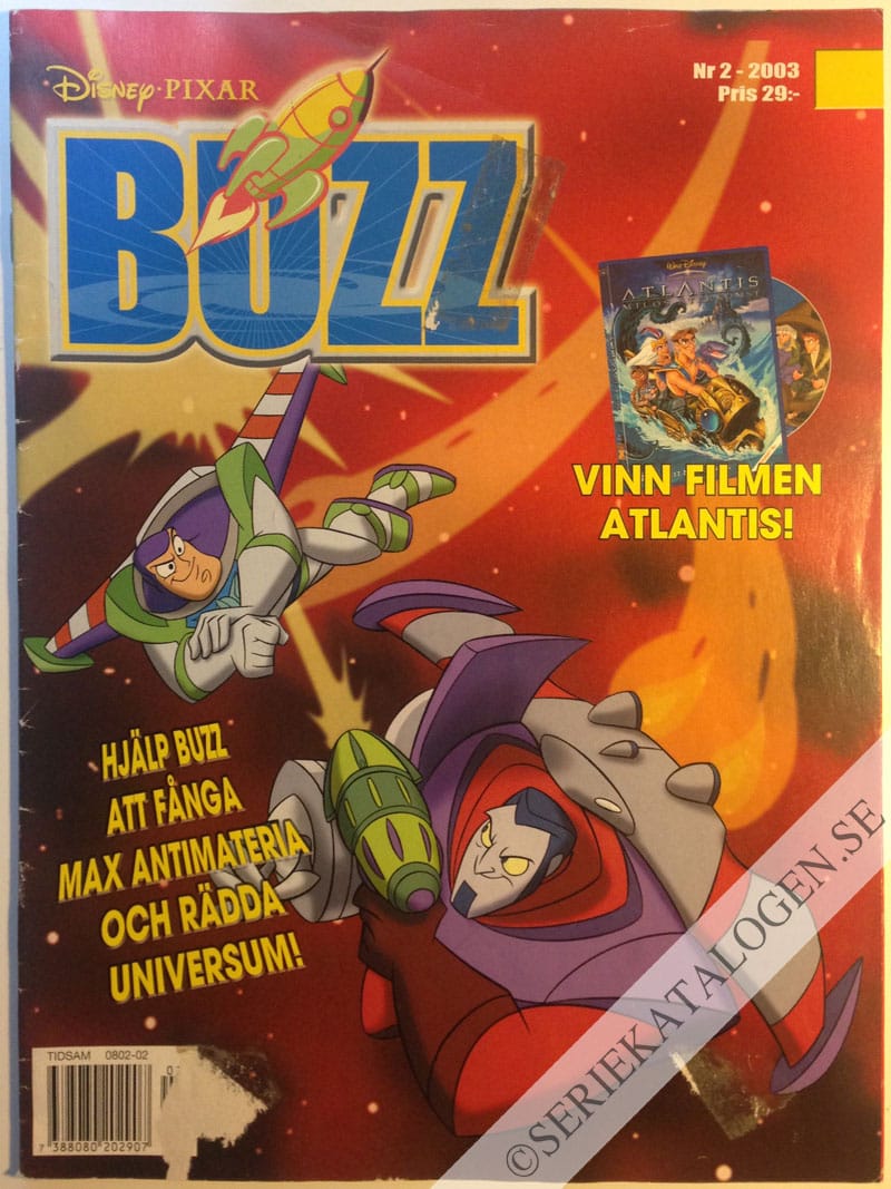 Framsida på Buzz Lightyear #2 (2003)