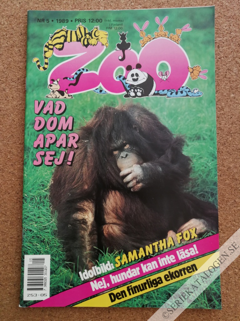 Framsida på Zoo #5 (1989)
