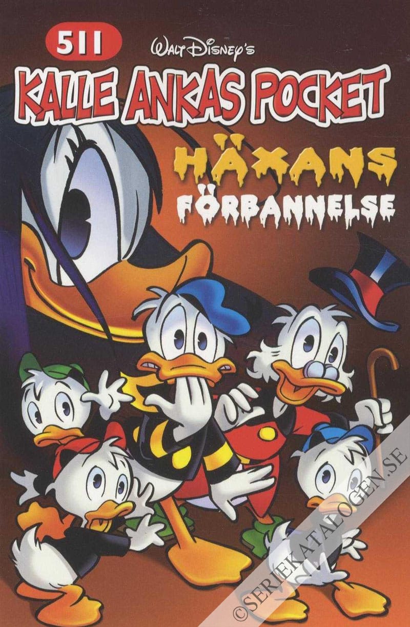 Framsida på Kalle Ankas pocket #511 - Häxans förbannelse (2020)