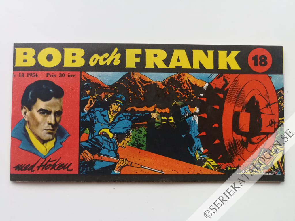 Framsida på Bob och Frank #18 (1954)