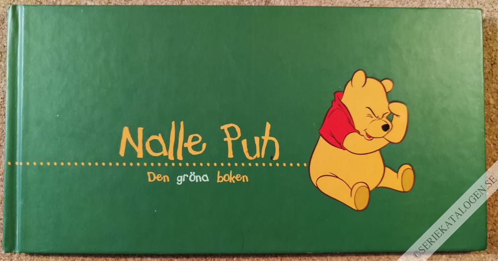 Framsida på Nalle Puhs klokbok Den gröna boken (2001)