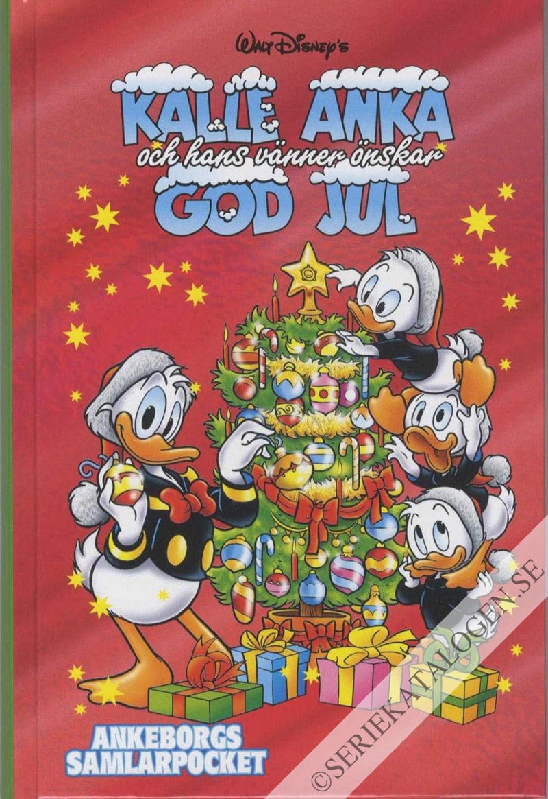 Framsida på Ankeborgs samlarpocket Kalle Anka och hans vänner önskar God Jul! (2019)