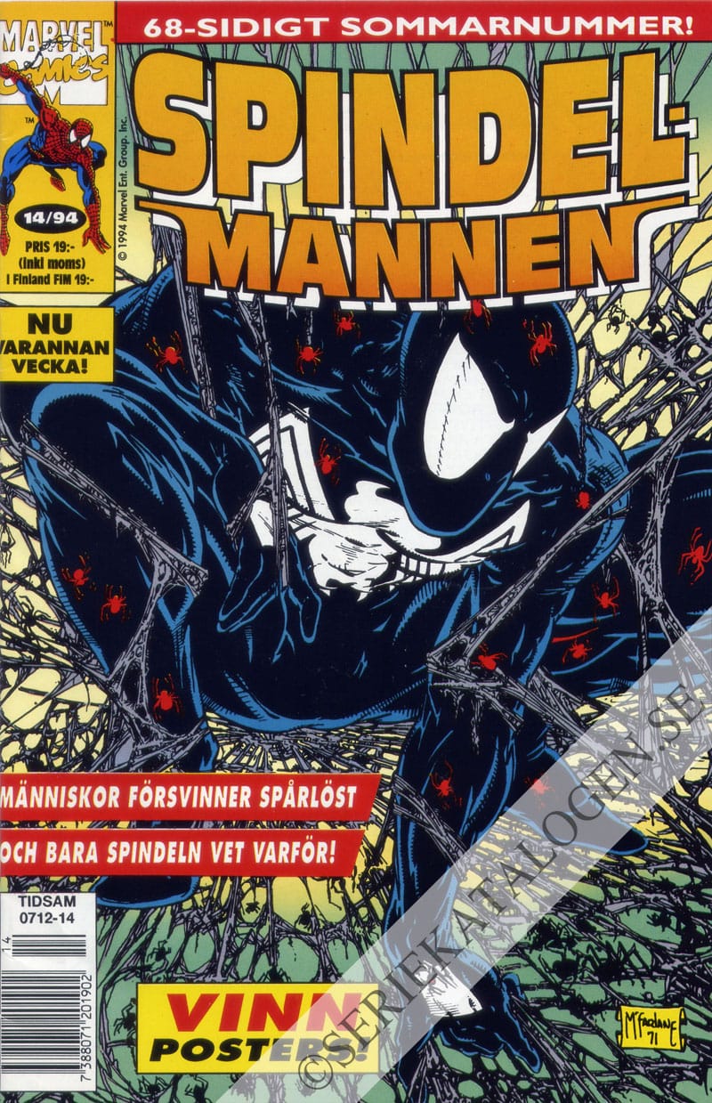 Framsida på Spindelmannen #14 (1994)