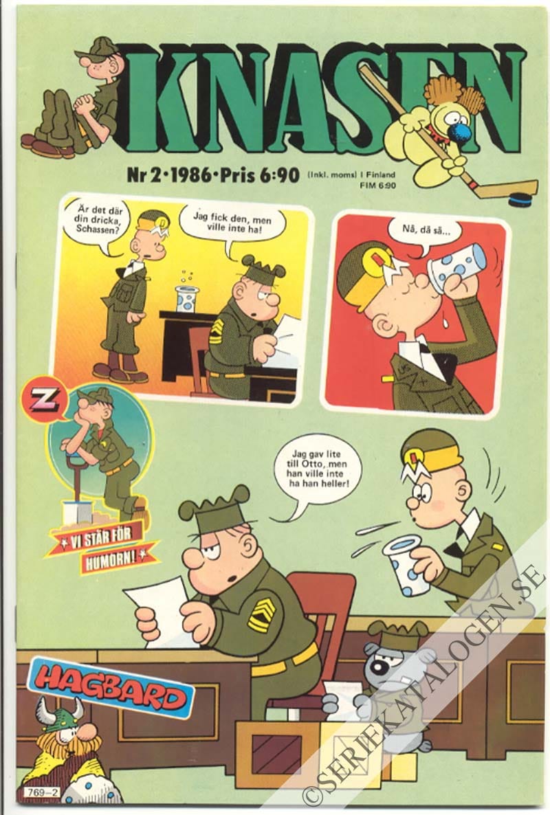Framsida på Knasen #2 (1986)