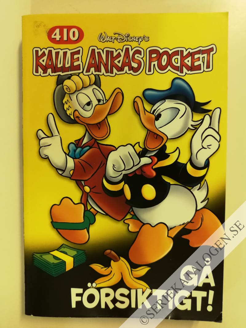 Framsida på Kalle Ankas pocket #410 - Gå försiktigt! (2013)