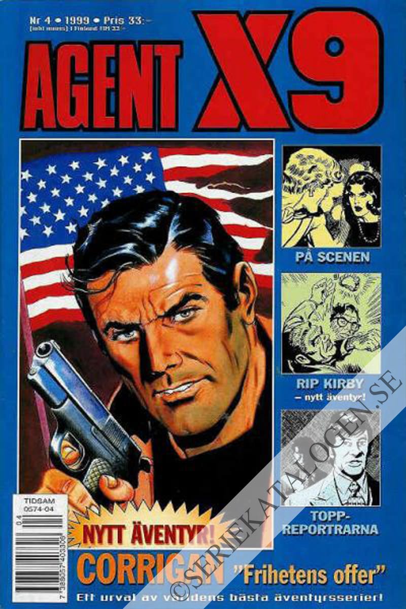 Framsida på Agent X9 #4 (1999)