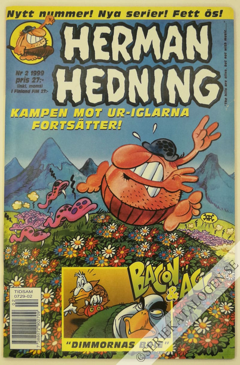 Framsida på Herman Hedning #2 (1999)