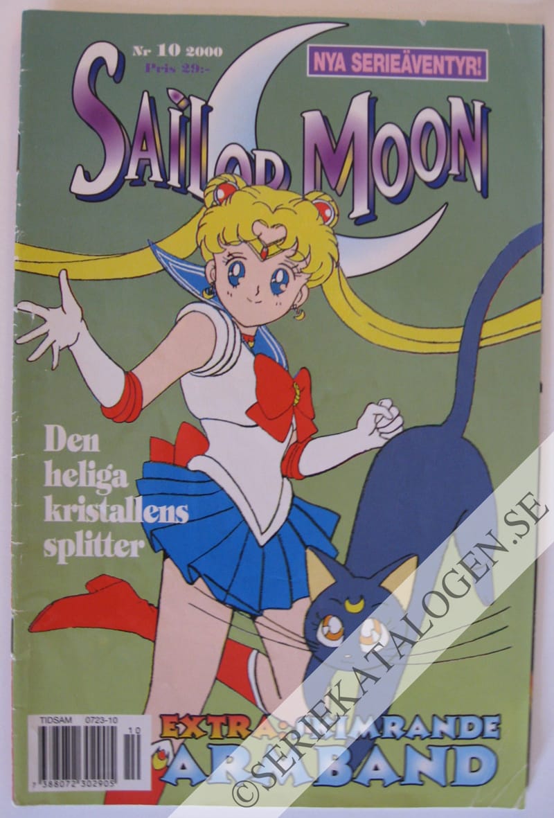 Framsida på Sailor Moon #10 - Den heliga kristallens splitter (2000)