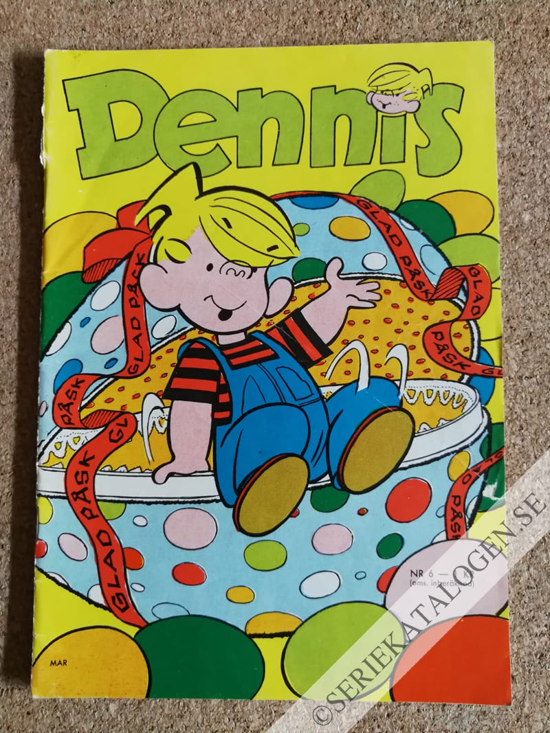 Framsida på Dennis #6 (1967)