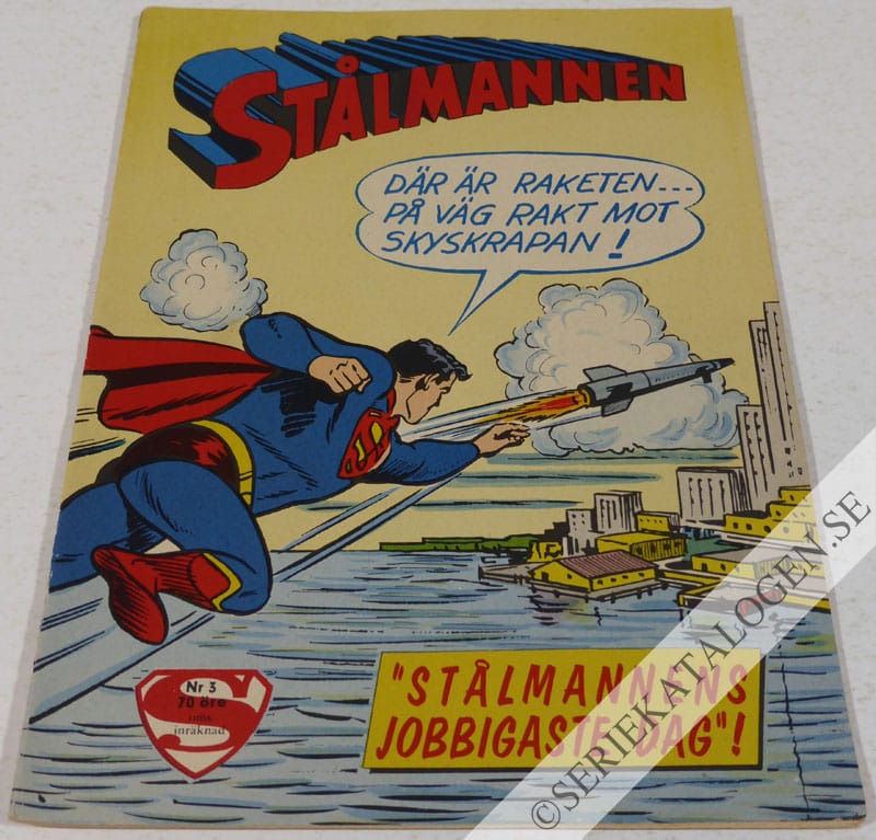Framsida på Stålmannen #3 (1962)