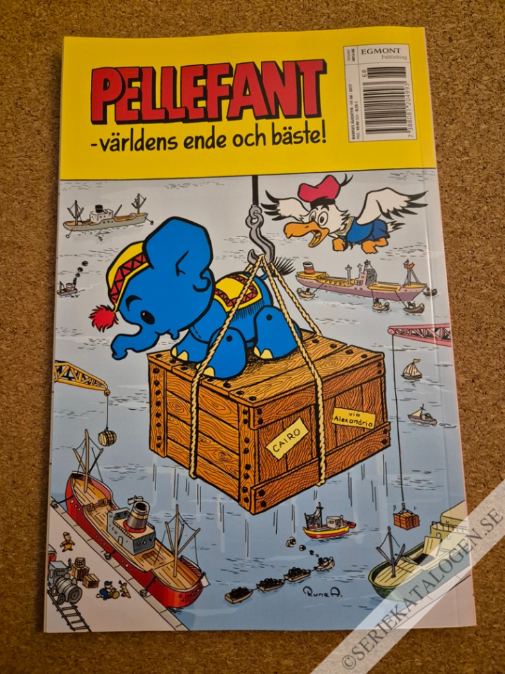Baksida på Bamse och golem (2017)