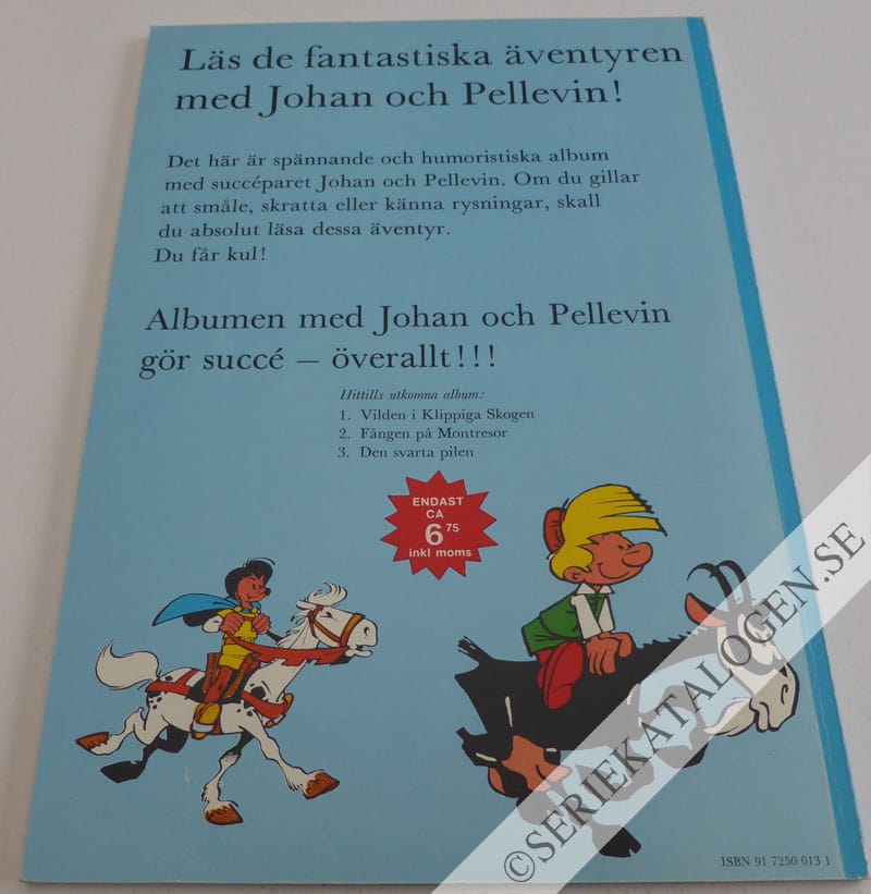 Baksida på Den svarta pilen (1973)