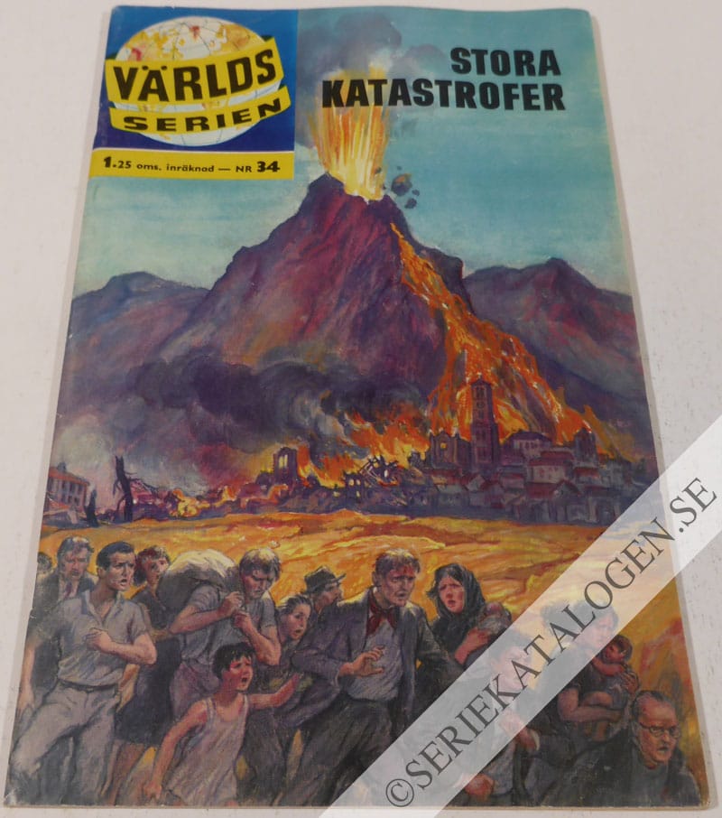 Framsida på Världsserien Stora katastrofer (1962)