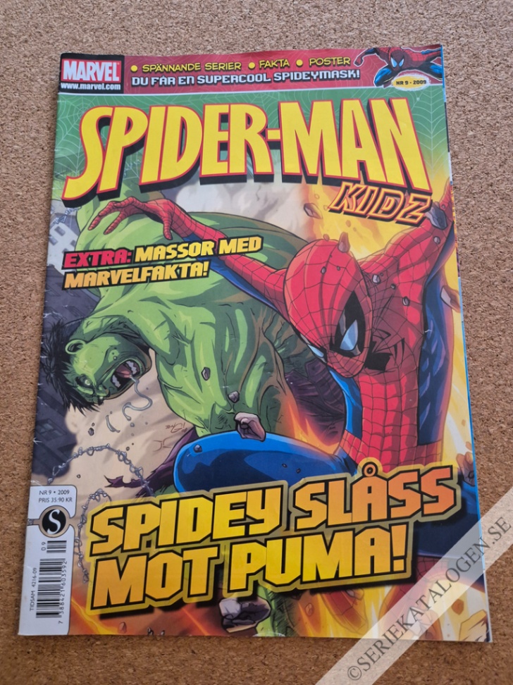 Framsida på Spider-Man Kidz #9 (2009)