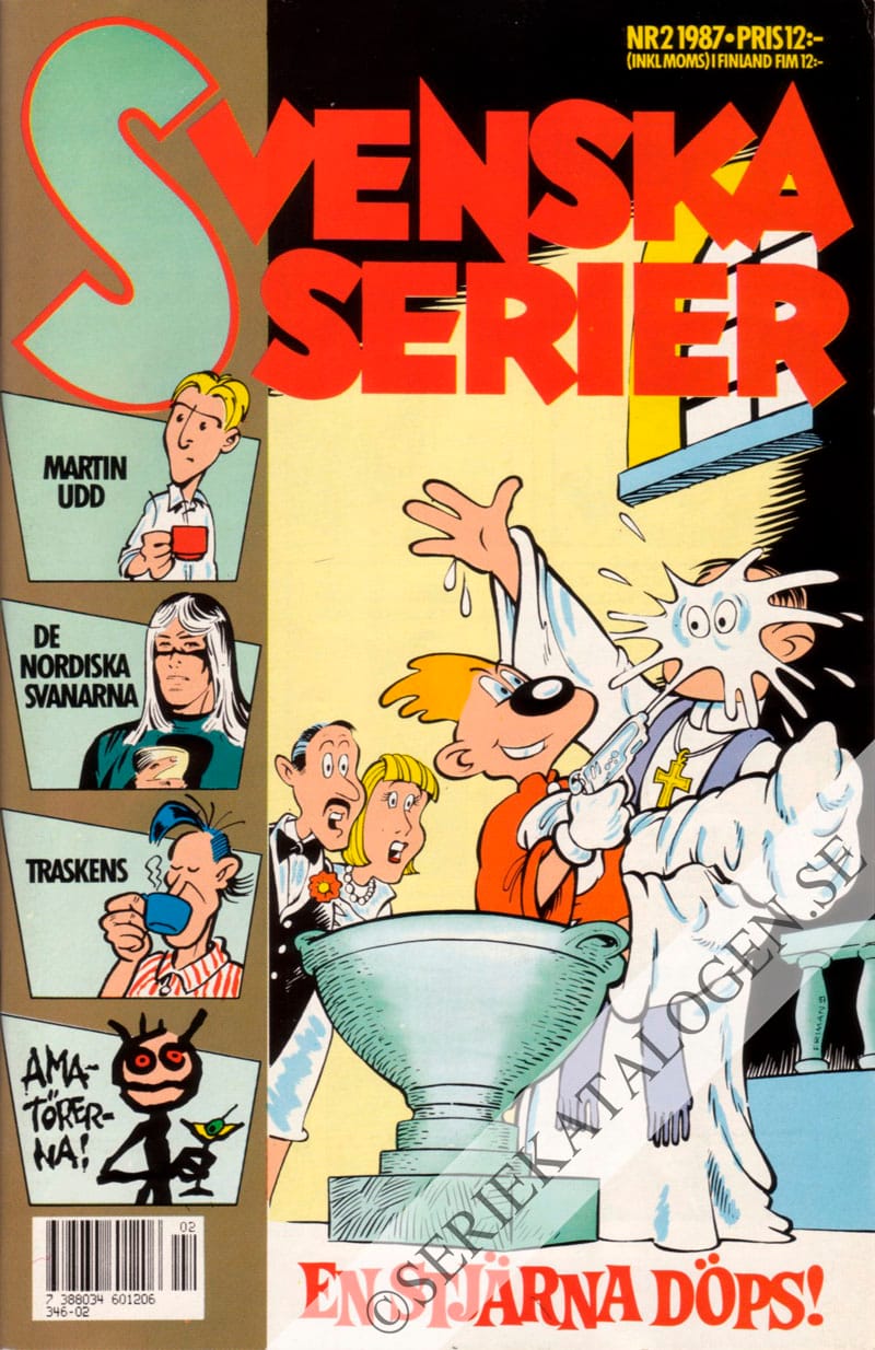 Framsida på Svenska serier #2 (1987)