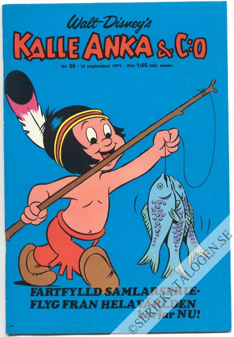 Framsida på Kalle Anka & C:o #38 (1971)
