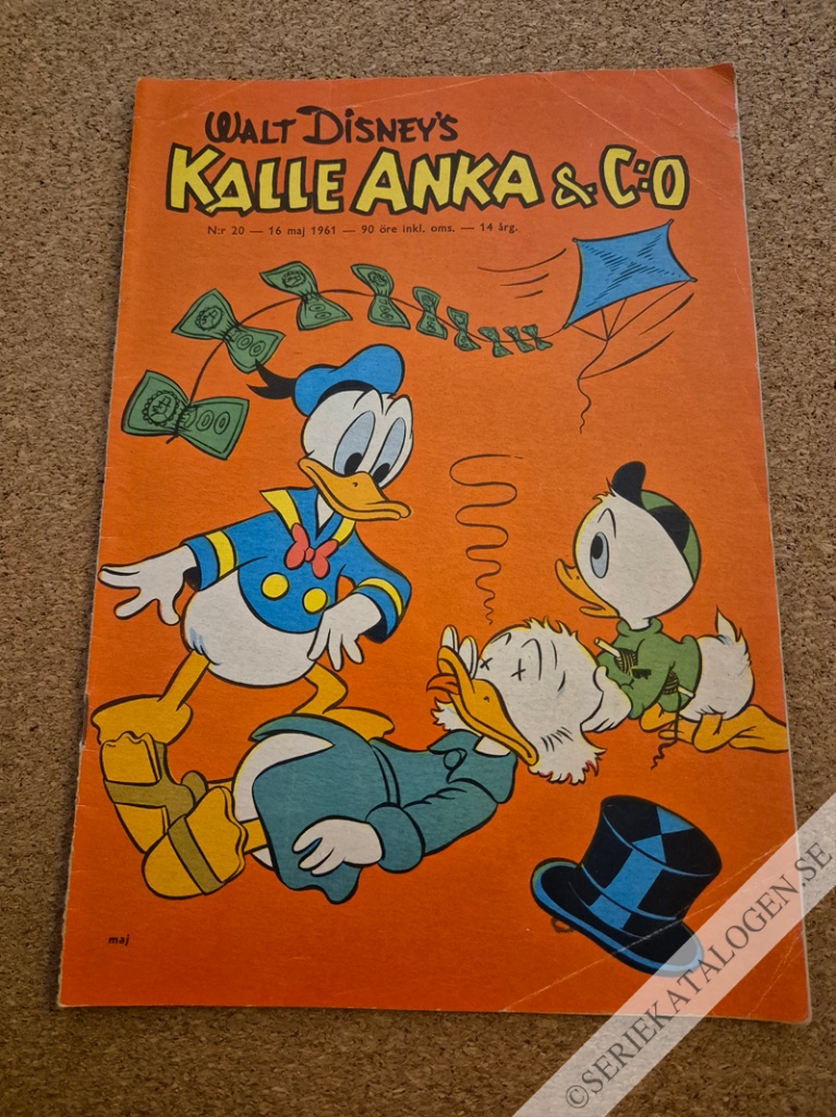 Framsida på Kalle Anka & C:o #20 (1961)