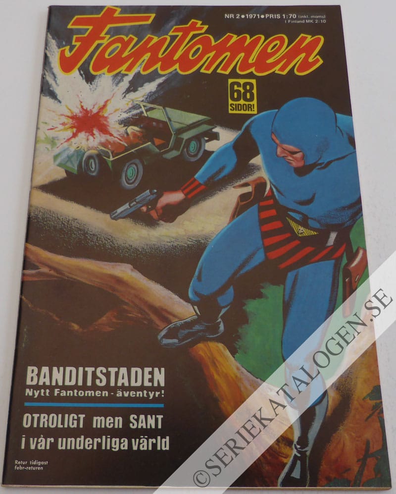 Framsida på Fantomen #2 (1971)