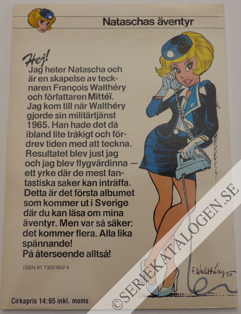 Baksida på Natascha - flygvärdinnan (1979)