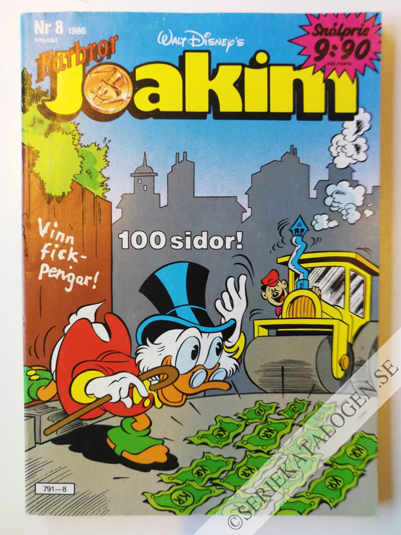 Framsida på Joakim #8 (1986)