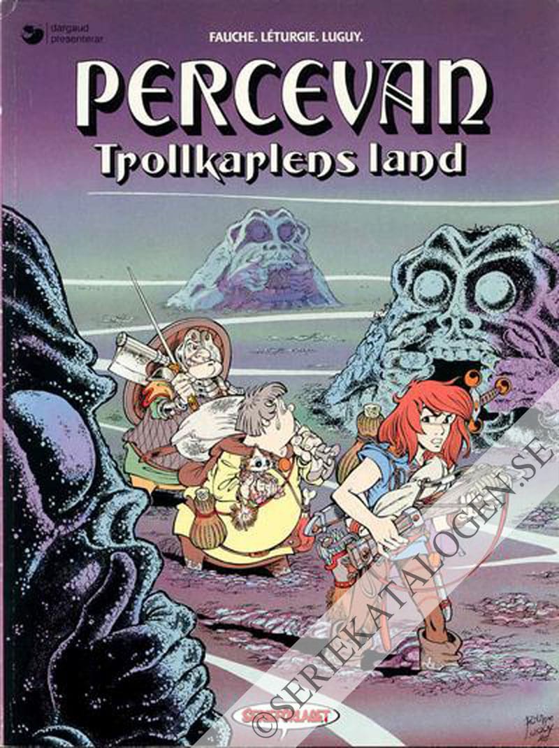 Framsida på Percevan Trollkarlens land (1988)