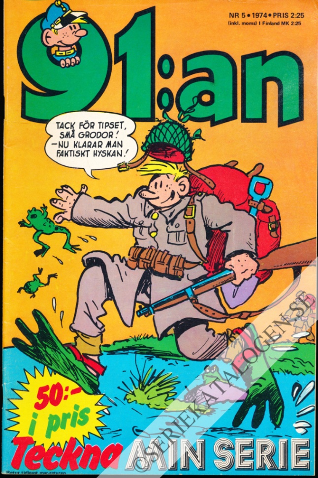 Framsida på 91:an #5 (1974)