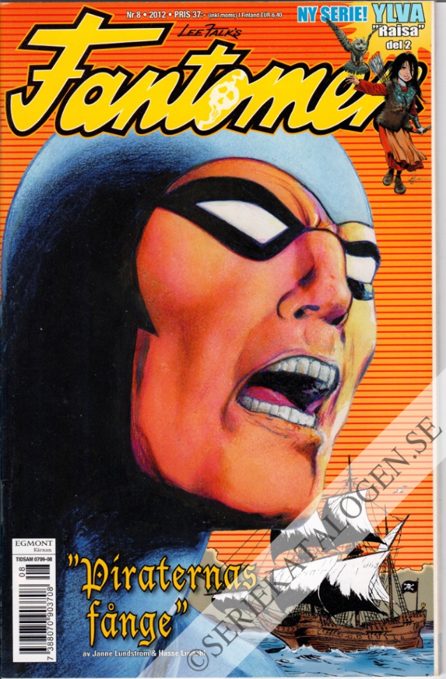 Framsida på Fantomen #8 (2012)