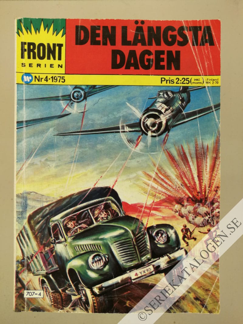 Framsida på Frontserien #4 - Den längsta dagen (1975)