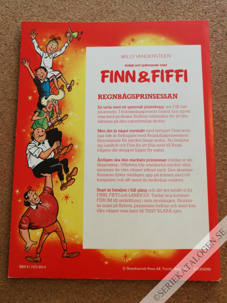 Baksida på Regnbågsprinsessan (19??)